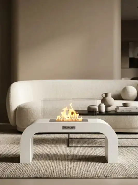 ArcFlame Taşınabilir Şömine (Beyaz)