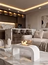 ArcFlame Taşınabilir Şömine (Beyaz)