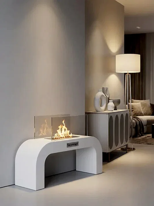 ArcFlame Taşınabilir Şömine (Beyaz)
