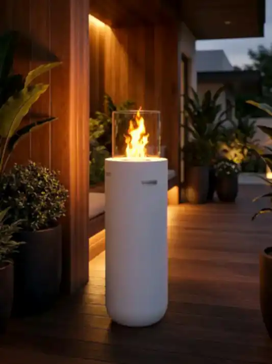 Torch A2 Taşınabilir Şömine (Beyaz)