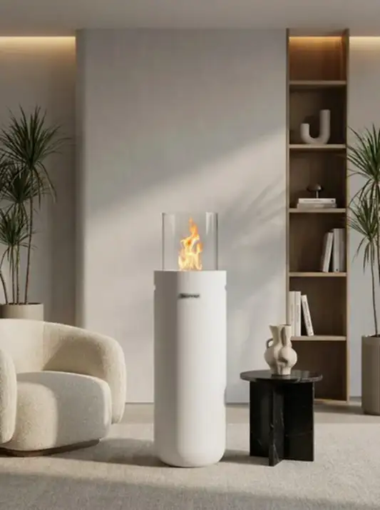 Torch A2 Taşınabilir Şömine (Beyaz)