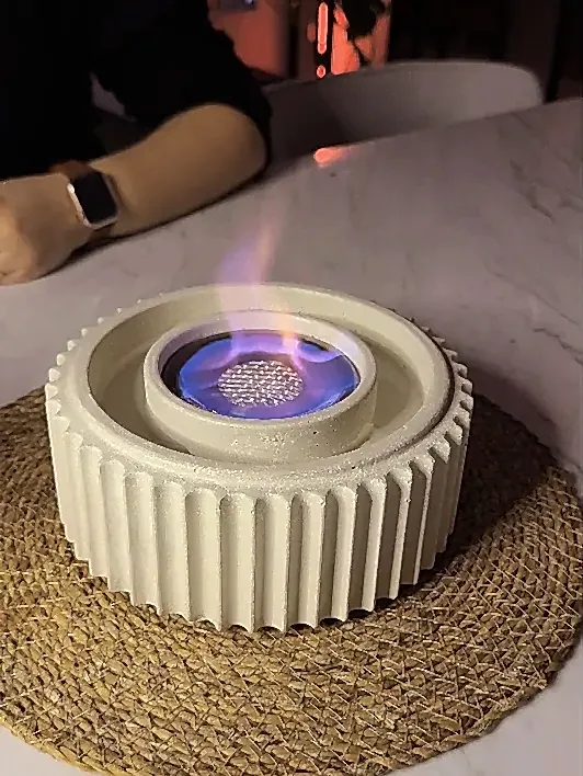 Bohem Masaüstü Beton Şömine